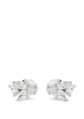 Swarovski crystal-embellished ear cuffs - Silver