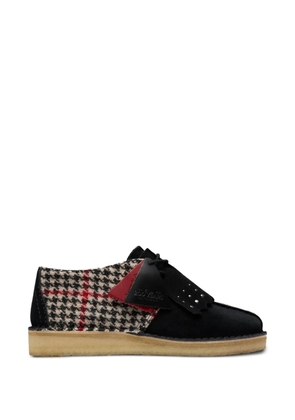 Clarks Originals Desert Trek tweed derby shoes - Black