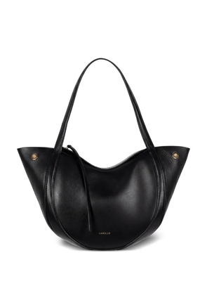 Wandler Lin mini calf leather tote bag - Black