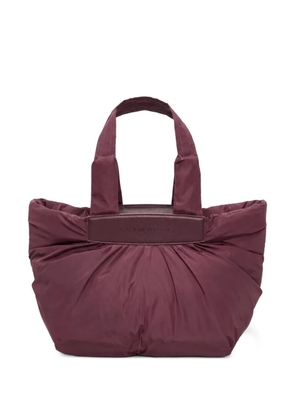 VeeCollective x Galvan medium Caba ruched tote bag - Red