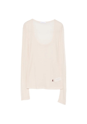 Patrizia Pepe long-sleeve layered top - Neutrals