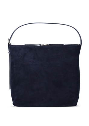 A.P.C. Vera suede-finish tote bag - Blue