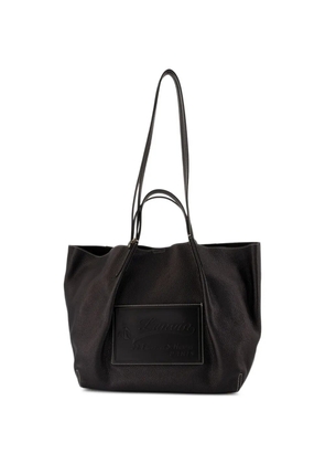 Lanvin Catch logo-patch tote bag - Black