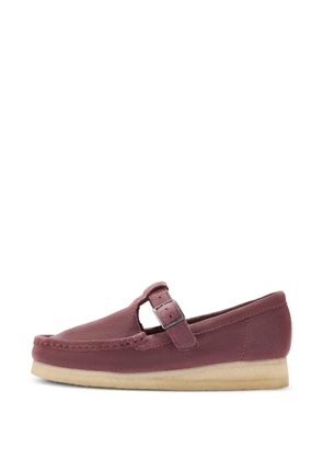 Clarks Originals Wallabee T Bar loafers - Purple