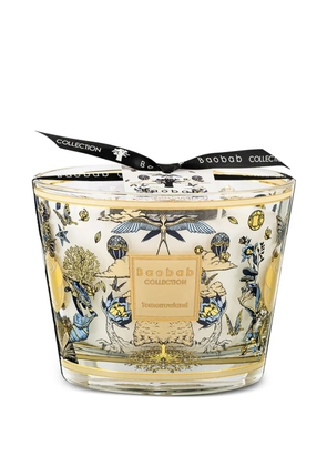 Baobab Collection Tomorrowland printed candle (10cm) - White