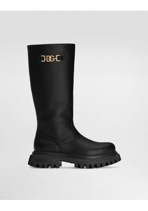 Dolce & Gabbana Calfskin Boots - Woman Collection Black 37