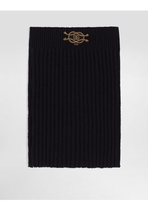 Dolce & Gabbana Knitted Neck Warmer - Man Scarves And Silks Blue Pz
