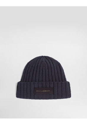 Dolce & Gabbana Rib-knit Hat - Man Hats And Gloves Blue Tgu