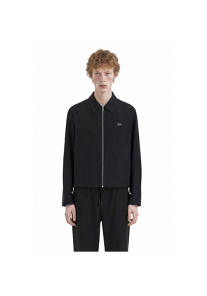 Zip-Up Jacket in Technical Cotton