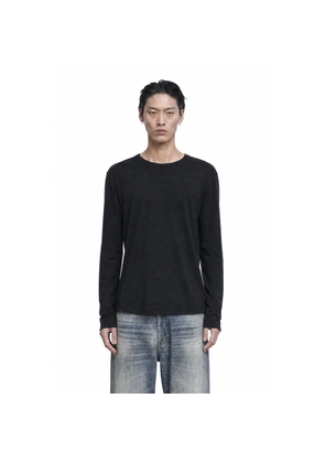 Shirttail Hem Long Sleeve T-Shirt