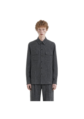 Boutonné Wool Overshirt