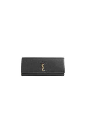 Grain De Poudre Leather Kate Clutch