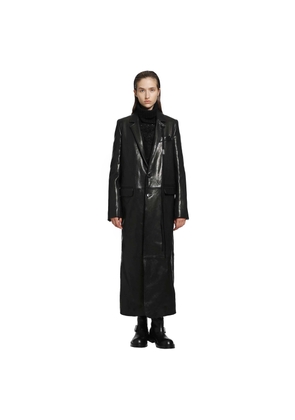 Virva Vintage Lux Grained Leather Coat