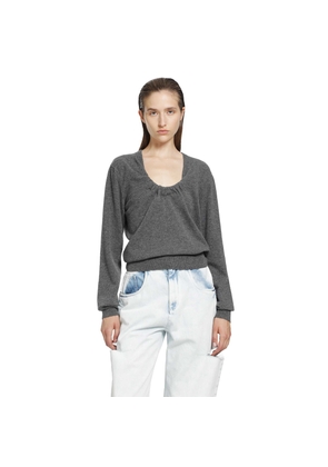 Twisted Knit Crewneck Sweater