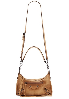 Balenciaga Le City Mini Moto Bag in Camel - Brown. Size all.