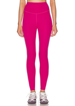 Splits59 Airweight 26 High Waist Legging in Sangria - Pink. Size L (also in S, XS, M, XL).