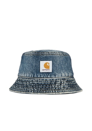 Carhartt WIP Belmar Bucket Hat in Blue - Denim-Medium. Size S/M (also in M/L).