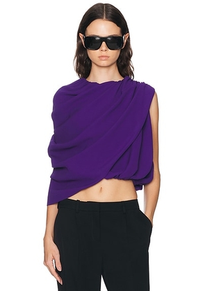 Balenciaga Cape Top in Purple - Purple. Size 34 (also in 36, 38).