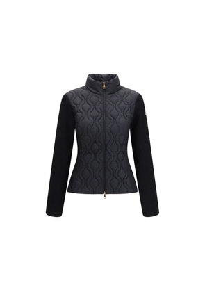 Moncler Black Cotton Shell Jacket - M