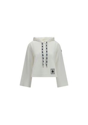 Moncler White Cotton Sweatshirt - M