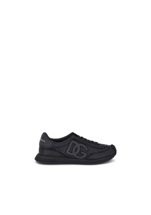 Dolce & Gabbana Black Fabric Athletic Sneakers - EU39/US6