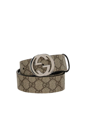 Gucci Brown Cotton Regular Belt - 105 cm / 42 Inches