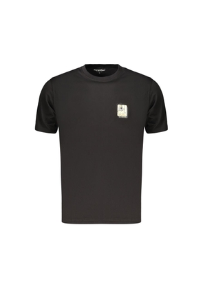 Refrigiwear Black Cotton Men's T-Shirt - XS