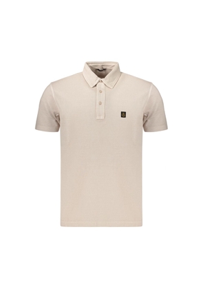Refrigiwear Beige Cotton Men's Polo Shirt - M