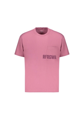 Refrigiwear Purple Cotton Men's T-Shirt - XS