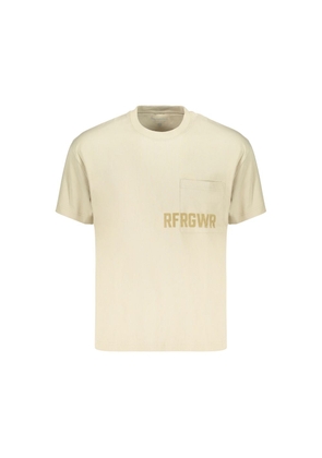 Refrigiwear Beige Cotton Mens T-Shirt - S