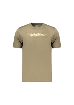 Refrigiwear Green Cotton Men's T-Shirt - XS