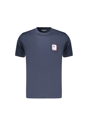 Refrigiwear Blue Cotton Men's T-Shirt - S
