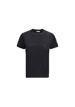 Moncler Black Cotton T-Shirt - S
