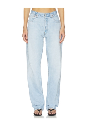 aligrace Tomboy Straight Leg Jeans in Blue. Size 23. Also in 24, 26, 27, 28, 29, 31.
