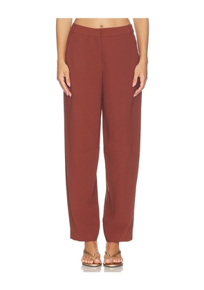 Amanda Uprichard Bernice Pants in Brown. Size L. Also in S, XS, M, XL.