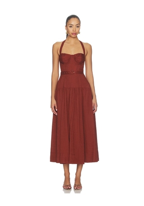 ASTR the Label Katinka Dress in Brown. Size L. Also in M, S, XL, XS.