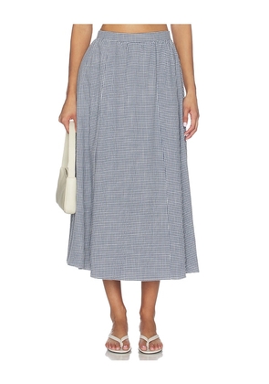 ASTR the Label Wylda Skirt in Blue. Size L. Also in M, S, XL, XS.