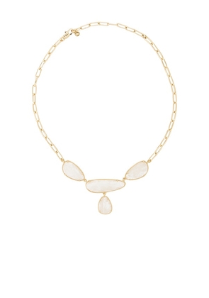 Ettika Shoreline Solstice Necklace in Ivory.