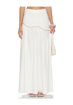 AZULU Leia Skirt in Ivory. Size L. Also in XXS, XS, S, M.