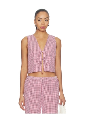 Favorite Daughter The Invisible Strings Top in Red. Size L. Also in XS, S, M.
