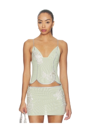 I.AM.GIA x REVOLVE Jiji Applique Cami in Mint. Size L. Also in XXS, XS, S, M.