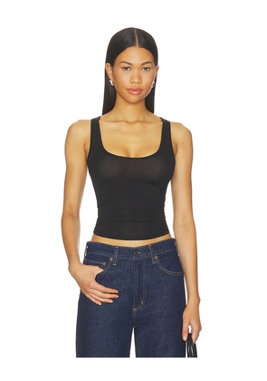 GRLFRND Essential Racerback Tank in Black. Size L. Also in XS, S, M, XL.