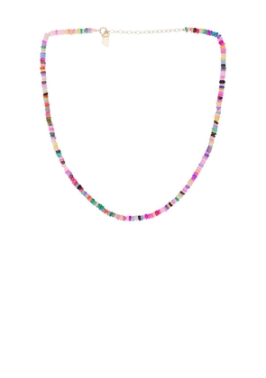 Loren Stewart Sunset Choker Necklace in Pink.