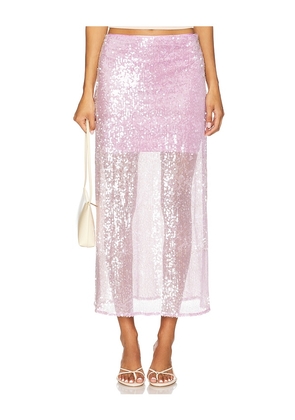 Line & Dot Odessa Skirt in Pink. Size M. Also in S, XS, L.