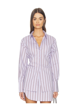 Line & Dot Andi Shirts in Purple. Size L. Also in S, XS, M.