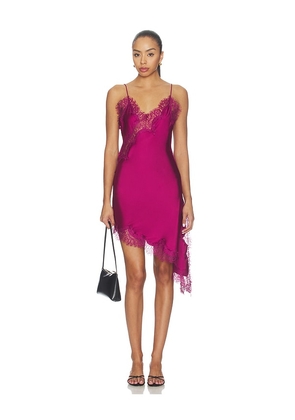 LIONESS Emerging Midi Dress in Pink. Size L. Also in XS, S, M.