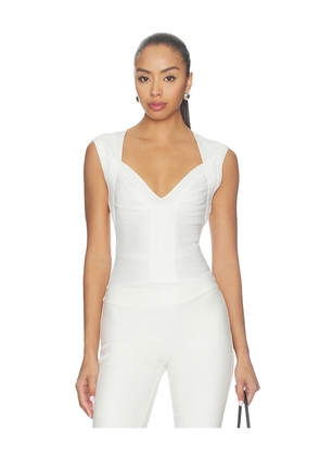LIONESS Princess Tank in White. Size L. Also in XS, S, M, XL.