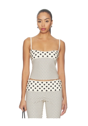 Miaou Stella Tank Top in Nude. Size L. Also in XXS, XS, S, M, XL.