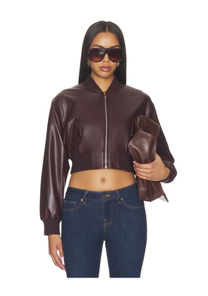 LAMARQUE Evelin Jacket in Burgundy. Size L. Also in S, XS, M.