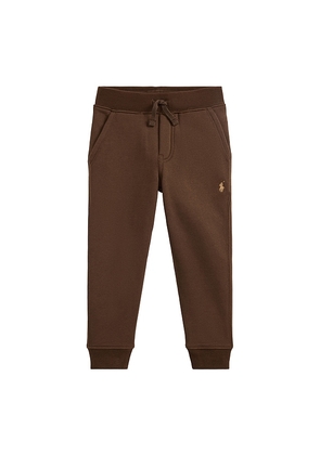 Polo Ralph Lauren Kids Fleece Jogger in Brown. Size 2. Also in 6, 3, 4, 5, 7.